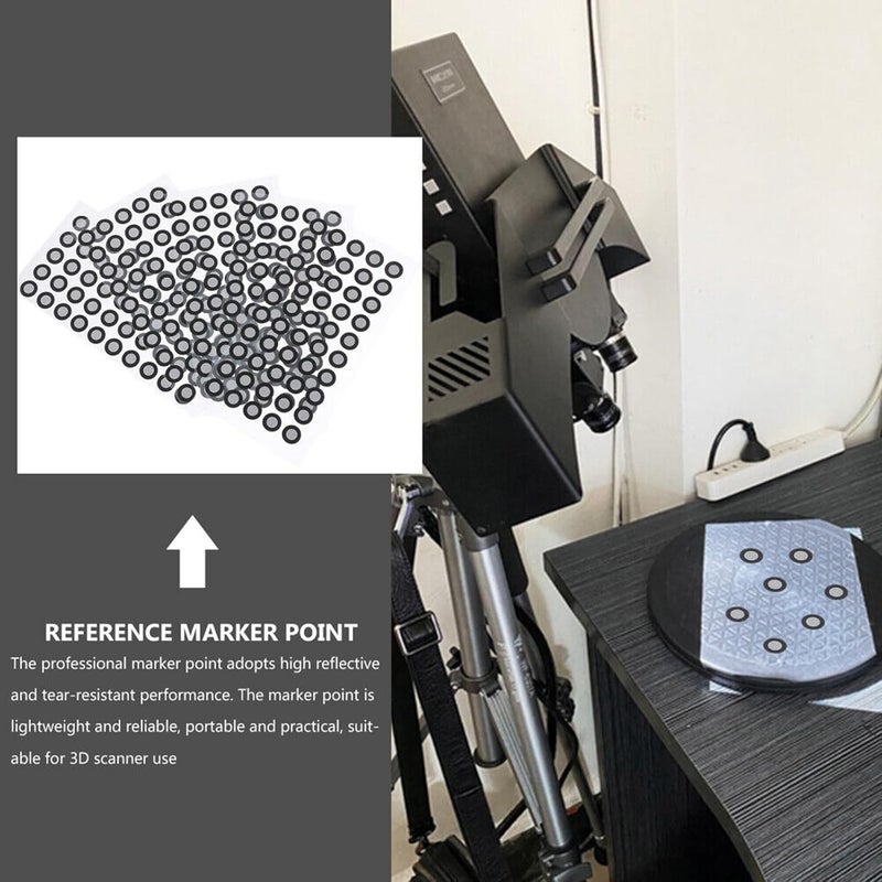 PargaDeco 3D Scanning dots,Scanning Markers,Tracking dots for 3D Scanning,High Reflective 3D Scanner dots,Diffuse Reflection Markers Easily Compatible with Einscan Creality Revopoint 3D Scanner (300) - Image 4